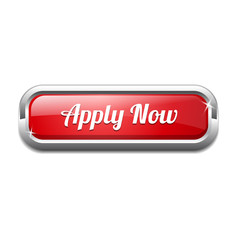 Apply Now Rounded Corner Rectangular Button Icon