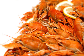 Boiled crawfish