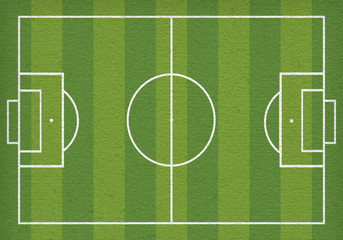 Football field. A bitmap copy of vector illustration