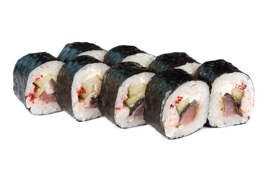 Roasted roll with tuna fish