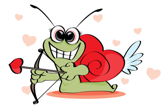 escargot cupidon