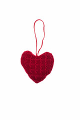 Red valentines handmade heart