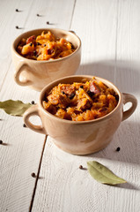 Bigos. The traditional Polish dish.