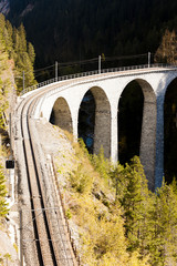 Landwasserviadukt, canton Graubunden, Switzerland