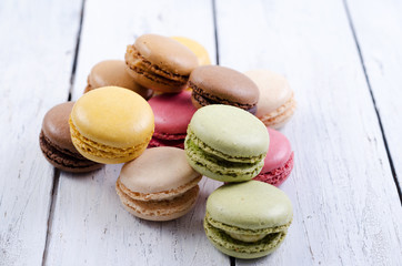 Macarons, Gebäck, bunt, Paris,