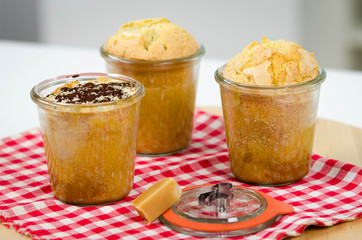 3 Kuchen im Glas