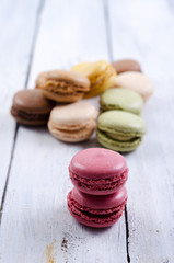 Macarons, Gebäck, bunt, Paris,