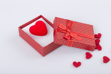 heart in a gift box