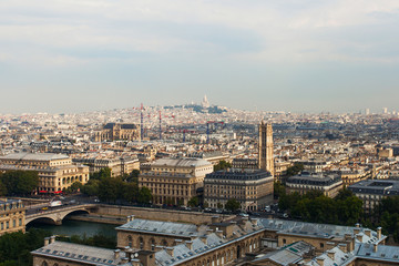 Fototapeta na wymiar Skyline of Paris.