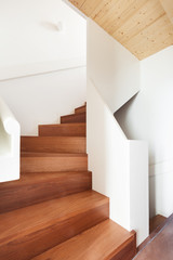 interior wooden staircase
