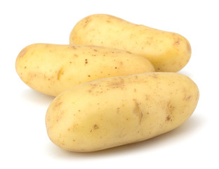 Potatoes isolated on white background