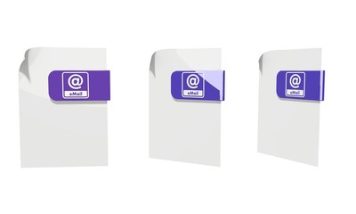 icons of email files