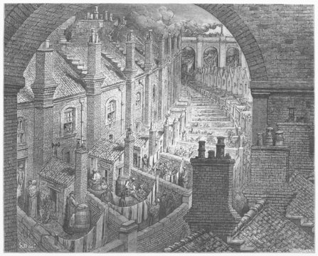 Over London by Rail - Gustave Dore's London: a Pilgrimage
