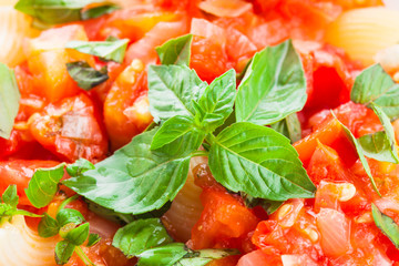 Pasta with tomato