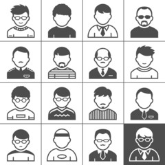 Men users icons