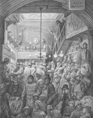 Billingsgate, early morning - Dore's London: a Pilgrimage