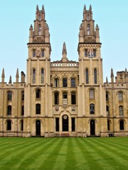 Fototapeta premium The towers of All Souls College at Oxford University