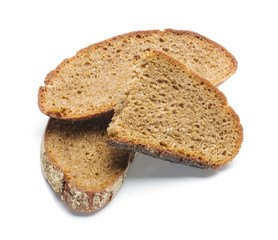 Dried dark bread