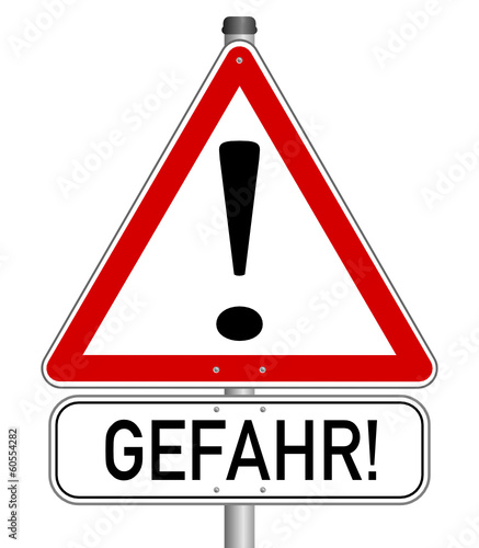 Gefahr schild Gefahr schild
