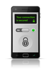 Smartphone secure connection