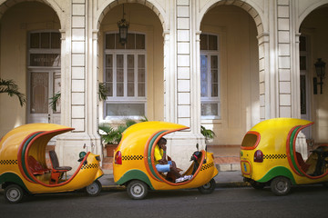 HAVANA, CUBA - JUNE 21: Vintage cars on the streets of Havana, J