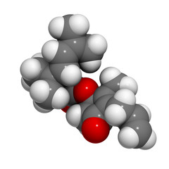 Allethrin pyrethroid insecticide.