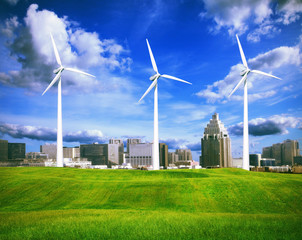 wind turbines