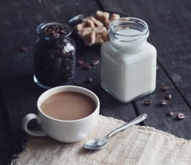 coffee and milk