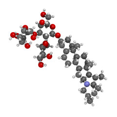 Solanine nightshade poison molecule. Present in potatoes.
