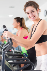 Fototapeta na wymiar Woman at the gym