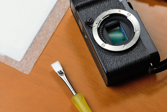 Pulizia sensore di una fotocamera digitale