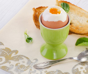 Soft boiled egg