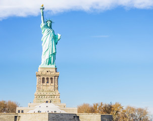 Fototapeta premium View of Statue of Liberty
