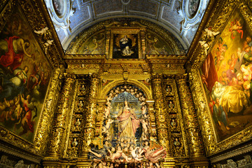 São Roque Church altar, Lisbon, Portugal