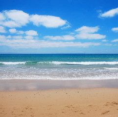 PLAYA. PAISAJE VERANIEGO.