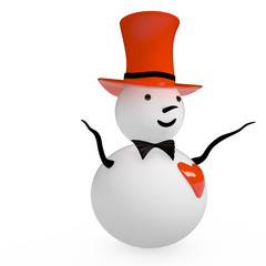 Snowman, 3D