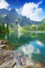 Fototapety  Jezioro Oko Morza w Tatrach, Polska