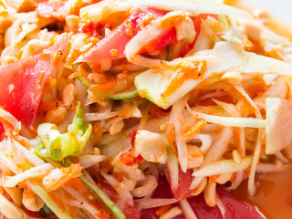 Som tum Thai papaya salad
