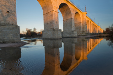 Bridge from 1846 in Boleslawiec, Poland.