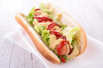 hot dog sandwich