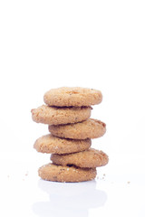 Fototapeta na wymiar cookies isolated on white background