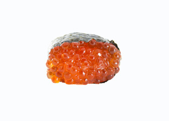 Gunkan maki isolated on white background