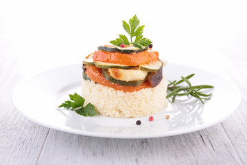 couscous and vegetables