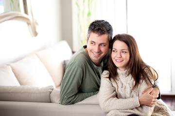 Beautiful young couple