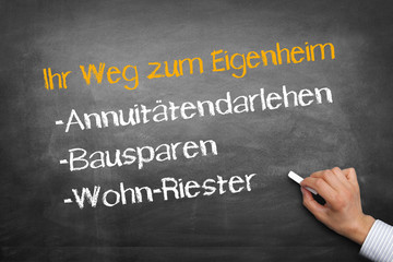 Ihr Weg zum Eigenheim