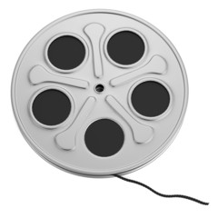 Obraz premium realistic 3d render of film reel
