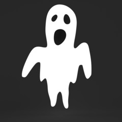 realistic 3d render of ghost