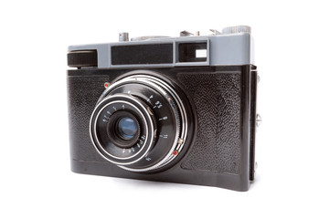 Old camera isolated