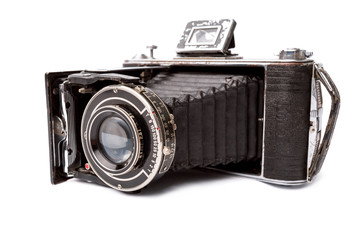 Old camera isolated