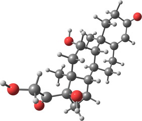 Hydrocortisone molecular structure
